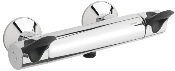 Damixa Thermixa 300 duschblandare med care-grepp, krom/svart